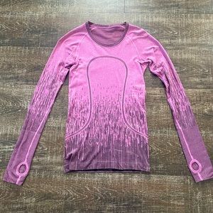 Lululemon Purple Swiftly Tech Long Sleeve Shirt Size 4